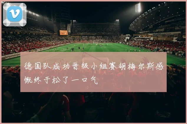 德国队成功晋级小组赛胡梅尔斯感慨终于松了一口气